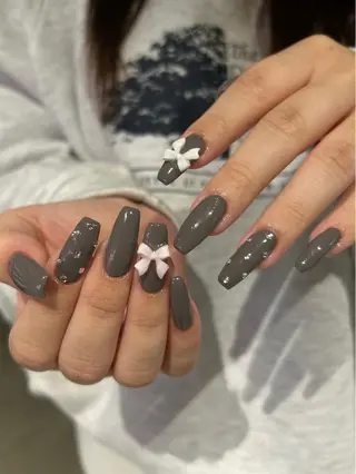ネイル SEINA_ NAIL🐈‍⬛💗のネイルデザイン