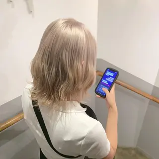 セミロング カラー ヘアアレンジ 🎀暖色カラー🎀 ♡yurika♡のヘアスタイル