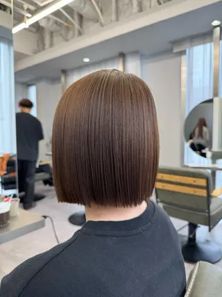 ショート カラー ヘアアレンジ 暖色系/透明感 治野心のヘアスタイル