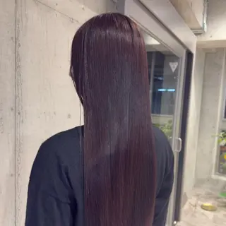 ロング カラー 透明感/血色カラー/ 似合せレイヤー/ゆいのヘアスタイル
