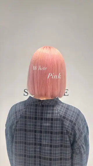 カラー ヘアセット/ミニボブ /レイヤー 山田寛菜のヘアスタイル