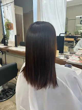 ミディアム パーマ ボブ/レイヤー ナカミネアキナのヘアスタイル