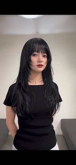 ミディアム デザインカラー 🥣EMIKA♡彡のヘアスタイル