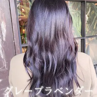 ロング カラー 川越 輝梨奈のヘアスタイル