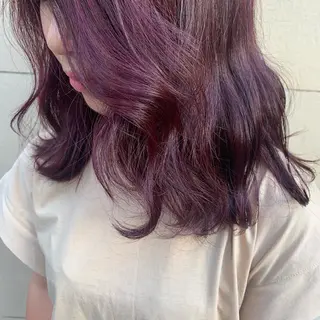 セミロング カラー ヘアアレンジ TSUNA 🌙 Lim 五反田のマツエク・マツパデザイン