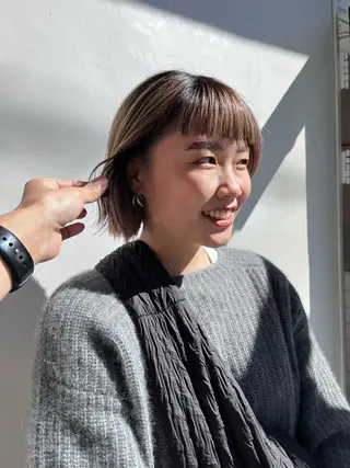 ミディアム カラー トレンドヘア◎ 店長 清原佑太のヘアスタイル