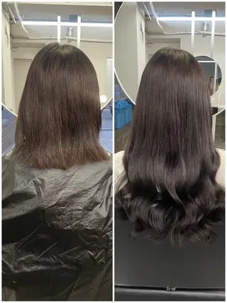 ロング Tint by alo所属・🐰FUMINA🐰 カットモデルのヘアスタイル