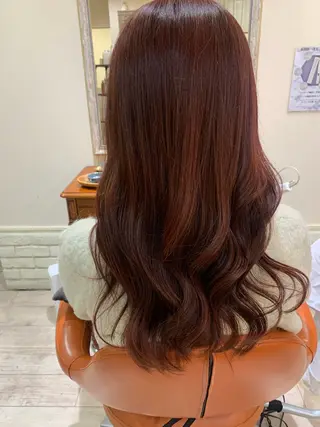 ロング カラー ヘアアレンジ MINAMl 🌿のヘアスタイル