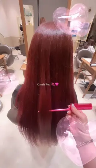 ロング カラー 阪口 優希のヘアスタイル