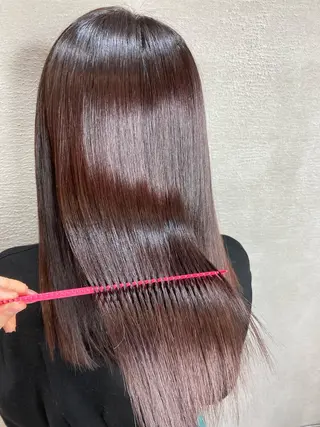 セミロング カラー 豊中/メンズ特化 岡田 龍之介のヘアスタイル