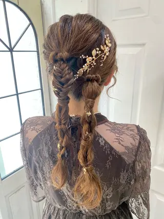 ヘアアレンジ uros.中目黒 moekaのヘアスタイル