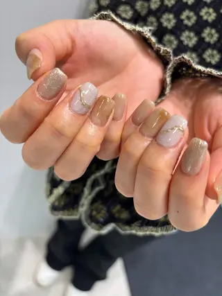 ネイル kanell（カネル）/所属・kanell⭐︎ ニュアンスネイルのネイルデザイン