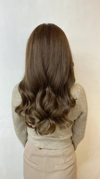 ロング カラー ヘアアレンジ GLOSS 心斎橋 山上のヘアスタイル