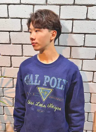 ショート パーマ メンズ メンズパーマ職人 加藤 弘貴のヘアスタイル