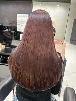 ロング 💞韓国カラー💞 あやかのヘアスタイル