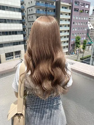 ロング エフェクトブリーチ 🌟前澤啓太朗のヘアスタイル