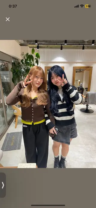 ロング カラー 🎀カラー ✨横浜／トレンドのヘアスタイル