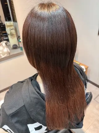 ロング 上原 嘉代子のヘアスタイル