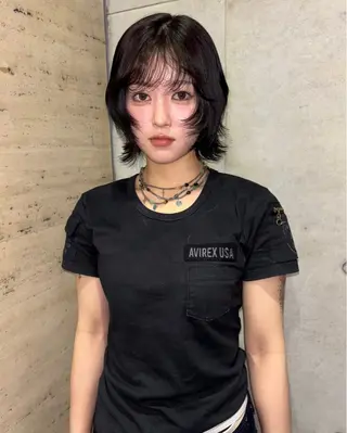 ショート カラー ヘアアレンジ ⭐︎似合わせカラー /レイヤー✩momoのヘアスタイル