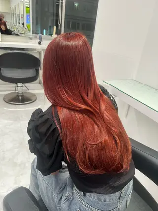 カラー ブリーチなし透明感 💗RYOTAのヘアスタイル