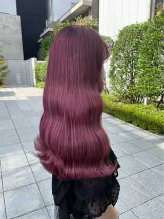 ロング カラー ヘアアレンジ Bob&ハイトーン 専門家CHIHIROのヘアスタイル