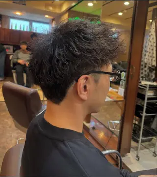 ショート パーマ メンズ 💈LGC💈 SANAのヘアスタイル