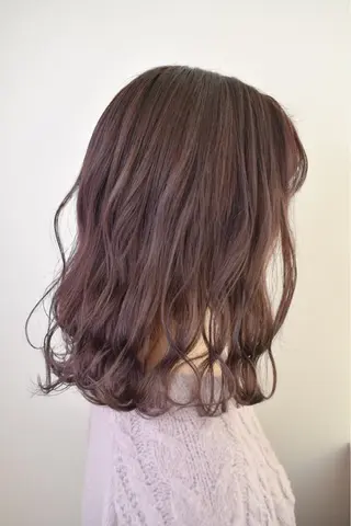 ミディアム カラー 【透明感、艶髪】西村 有司のヘアスタイル
