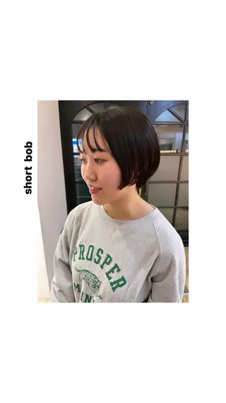 ショート カラー パーマ ヘアアレンジ メンズ キッズ ネイル マツエク・マツパ アイブロウ hiro【沿線で叶う 似合わせhair】のヘアスタイル