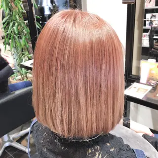 ミディアム カラー ✨髪質改善&ボブ✨ 近藤 凌のヘアスタイル