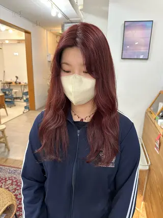 ロング カラー 🪭risa 暖色/レイヤー🪭のヘアスタイル