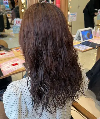 ロング パーマ こばりん🌟/ボブ /イヤリングカラーのヘアスタイル