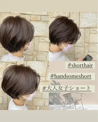 ショート カラー F-LILA (リラ)Ainaのヘアスタイル