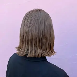 ミディアム カラー ♡ナナコ♡ レイヤー/艶髪のヘアスタイル