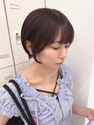 ショート カラー ヘアアレンジ 🩰フレンチガーリー ヘア🩰🍨AYAのヘアスタイル