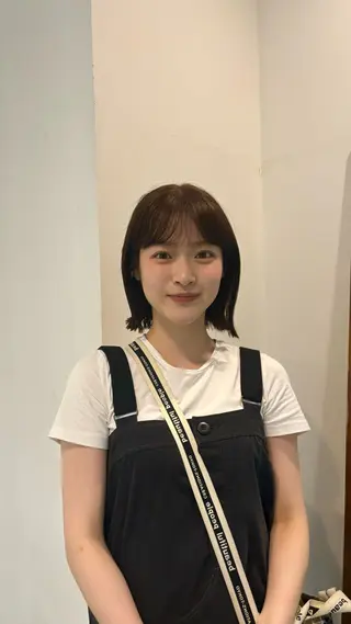 カラー ひいろ パーマ/カットモデルのヘアスタイル