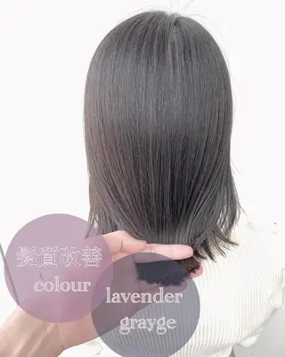 ミディアム カラー ヘアアレンジ Zina福岡天神🪞 髪質改善🪞レイヤーのヘアスタイル