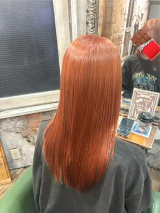 セミロング カラー 〜ing deux所属・森田 恋々菜のヘアスタイル