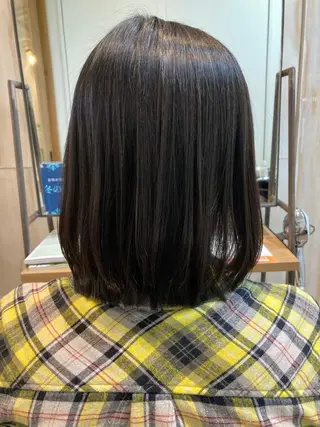 ミディアム 三島 有佳里のヘアスタイル