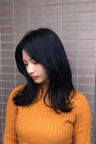 ロング 菊池 幹のヘアスタイル