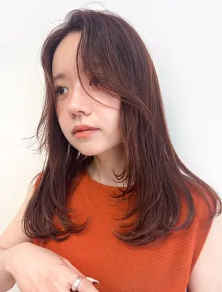 ロング カラー レイヤー/艶髪矯正 🪐takushiのヘアスタイル