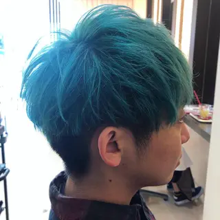 カラー メンズ 🌙似合わせ🐈‍⬛ ケア✨又吉のヘアスタイル