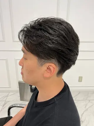 パーマ メンズ 稲村 直也のヘアスタイル