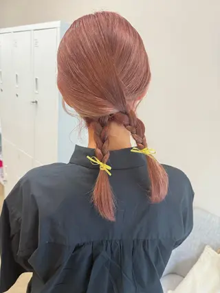 ミディアム 髪質改善ミルクティー SATSUKI🌼.のヘアスタイル