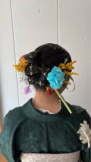 ヘアアレンジ 明瀬 咲良🩰 ヘアセットのヘアスタイル