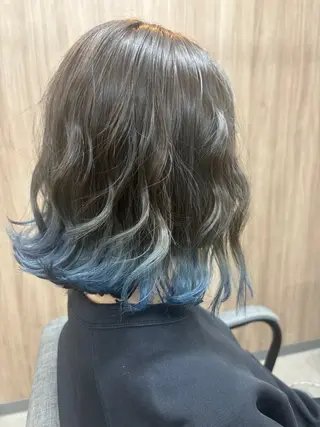 ミディアム 普天間 翔太のヘアスタイル