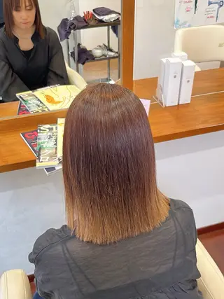 セミロング 今在家 玲【艶髪スト レート/メンズ】のヘアスタイル