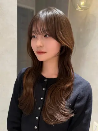 ロング yuuri🎀/大宮 /韓国ヘア/レイヤーのヘアスタイル