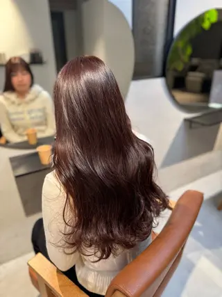 ロング LENORA所属・韓国風特化/透明感 カラー/ゆうり🏐のヘアスタイル