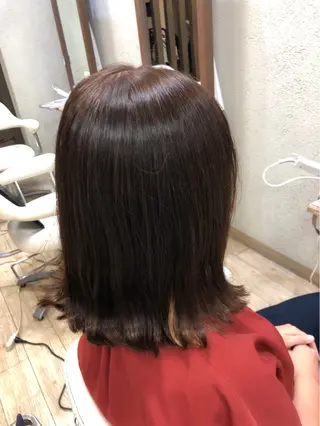 カラー 吉元 結衣佳のヘアスタイル