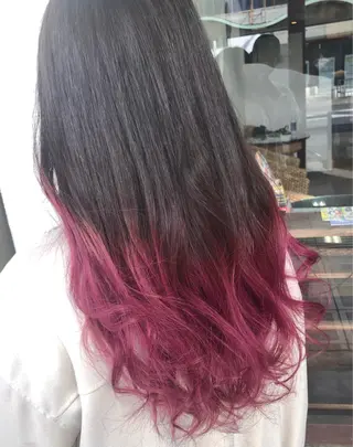 カラー ダブルスキルエクステ /羽エクステ白石宇由のヘアスタイル